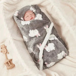Couverture de Naissance pour Bébé en flanelle - Vignette | Couvertures Cosy