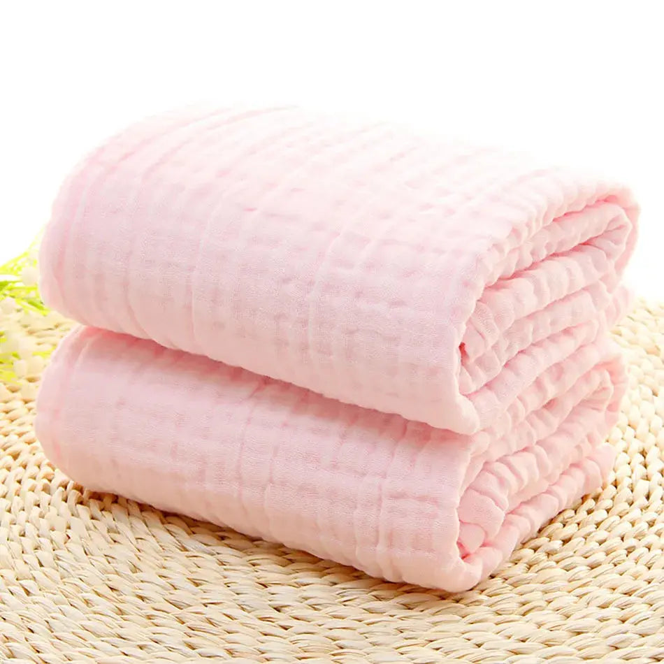 Couverture en Coton pour Bébé rose