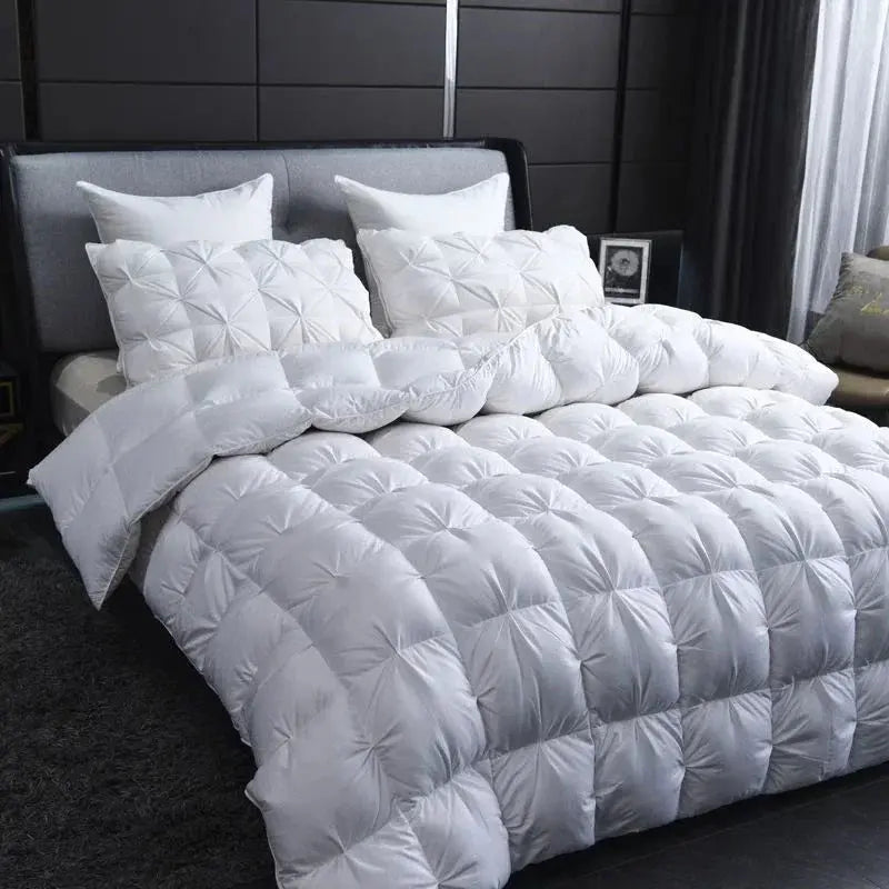 Couverture en duvet d'oie blanc