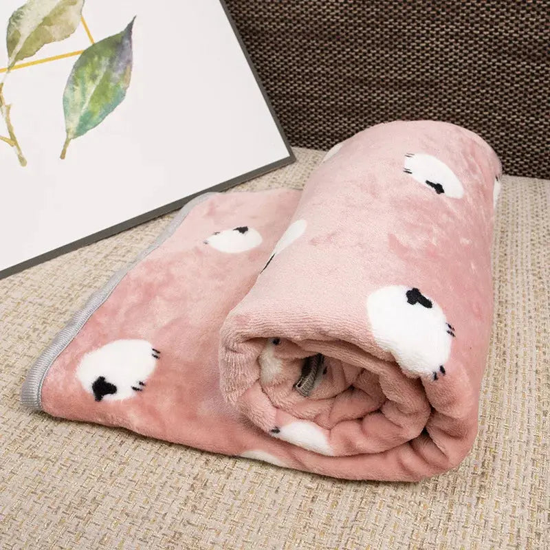 Couverture en flanelle douce pour chien et chat3