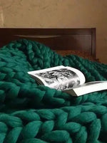 Couverture grosse maille - Vignette | Couvertures Cosy