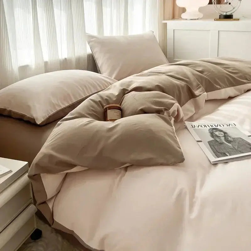 Couverture literie avec couette