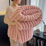Thick Fleece Blanket - Vignette | Couvertures Cosy
