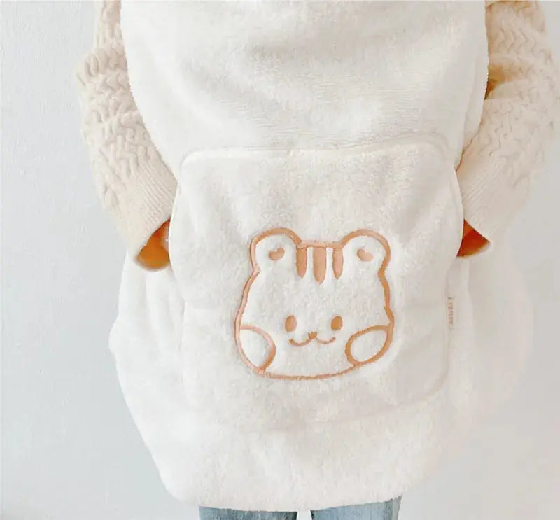 Couverture pour bébé en polaire écureuil