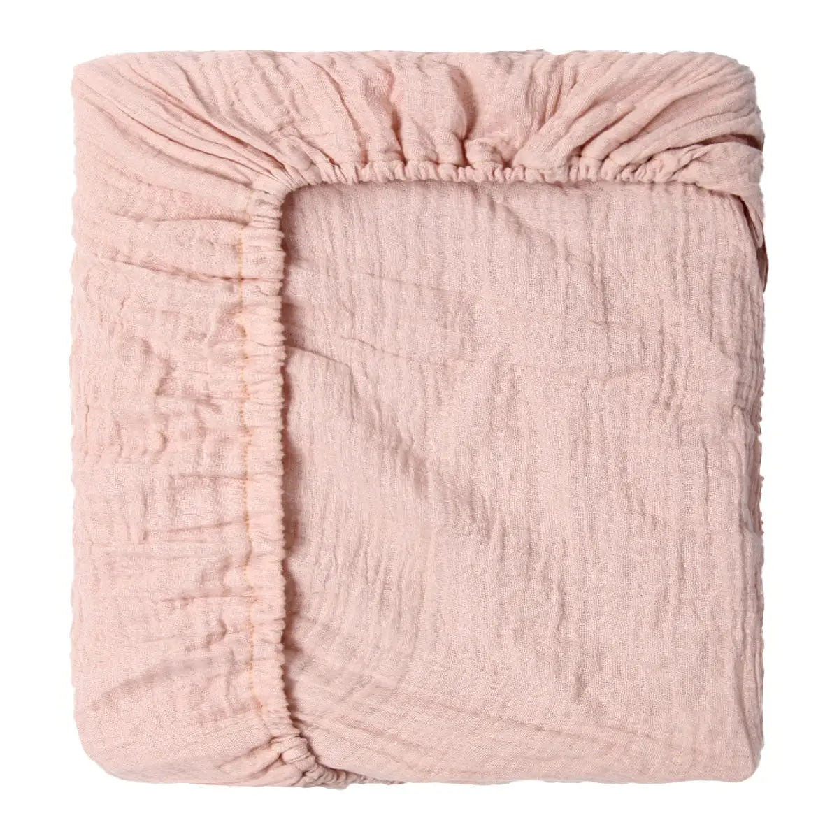 Couvre-lit en coton pour nouveau-né rose