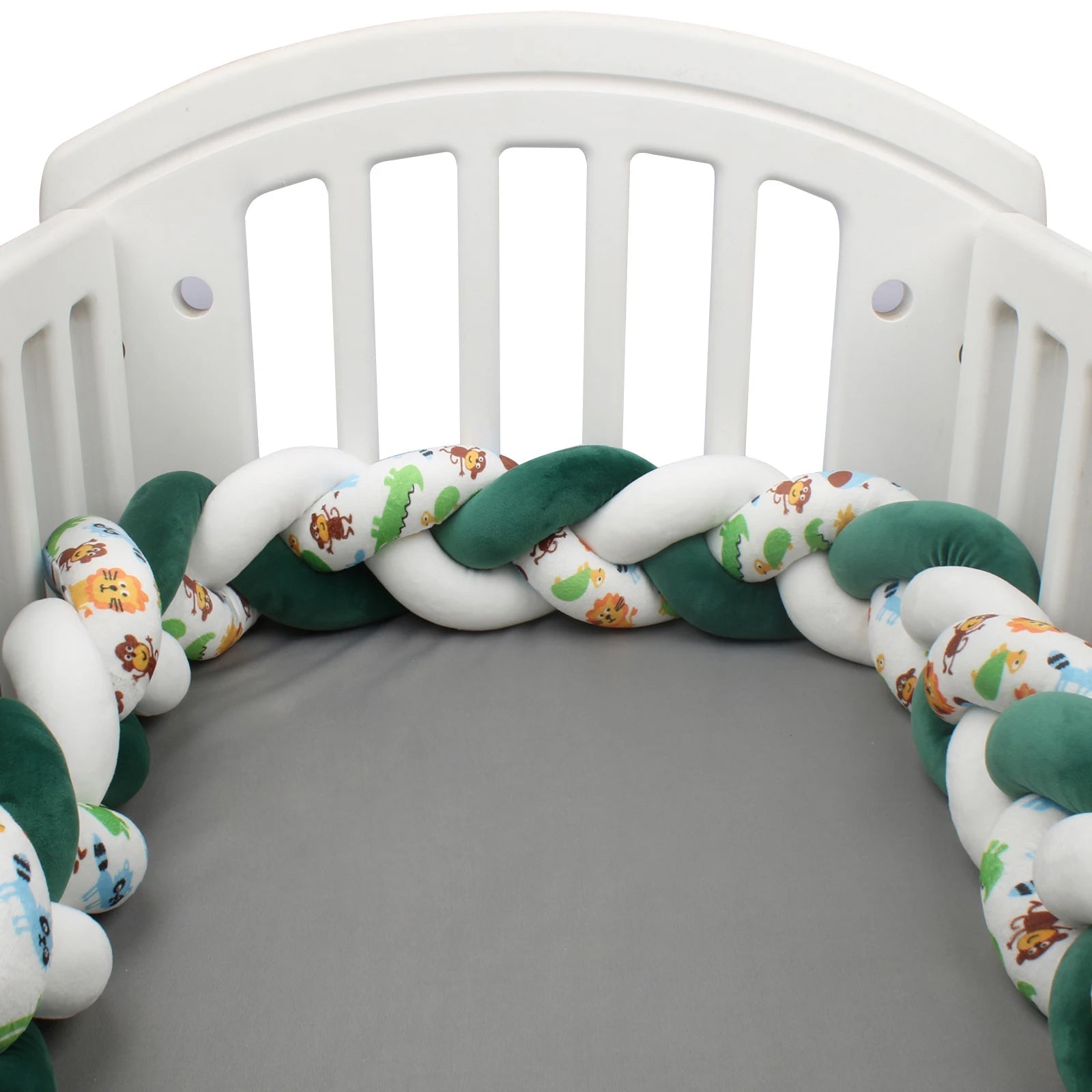 Tour de Lit Bébé Tressé – Décoration Douce et Cocooning Couvertures Cosy
