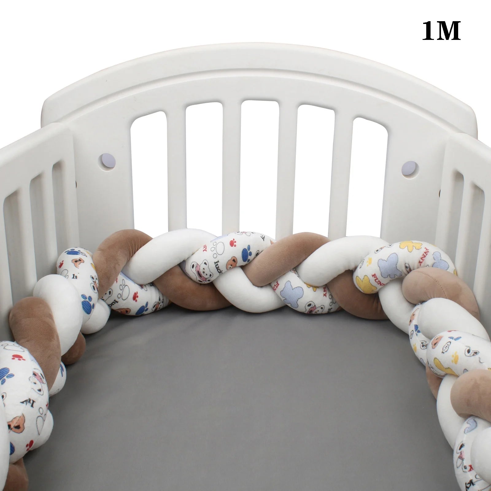 Tour de Lit Bébé Tressé – Décoration Douce et Cocooning Couvertures Cosy