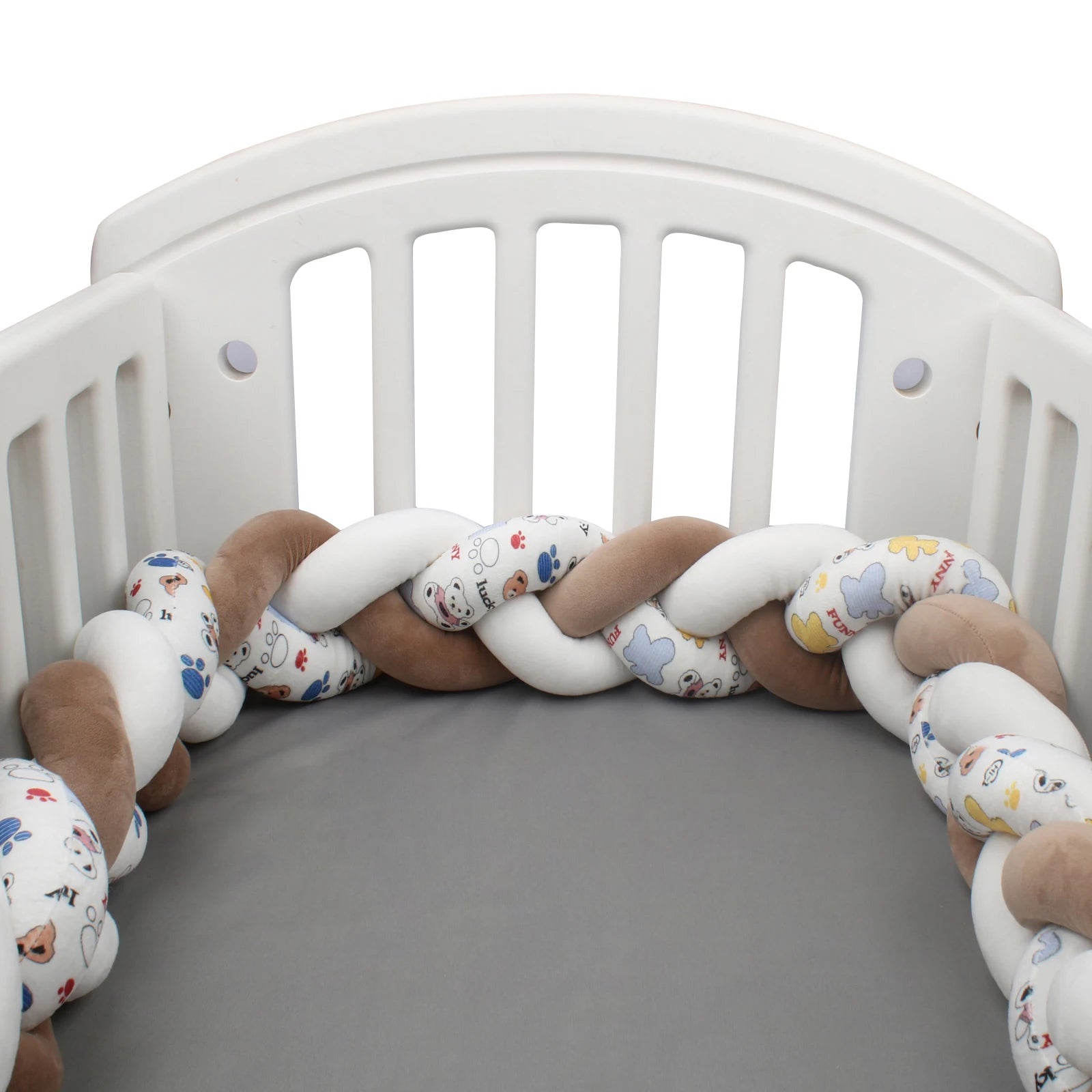 Tour de Lit Bébé Tressé – Décoration Douce et Cocooning Couvertures Cosy