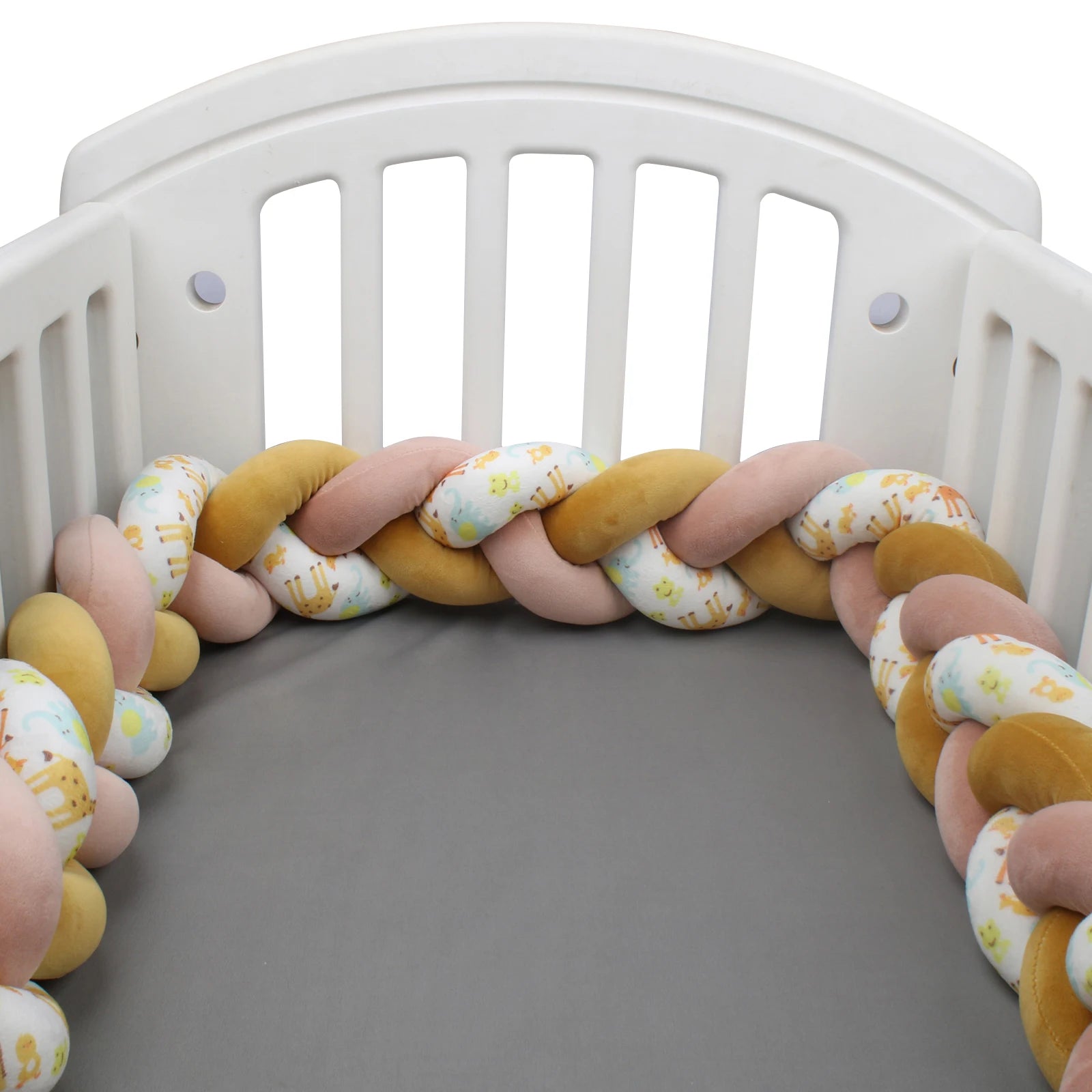 Tour de Lit Bébé Tressé – Décoration Douce et Cocooning Couvertures Cosy