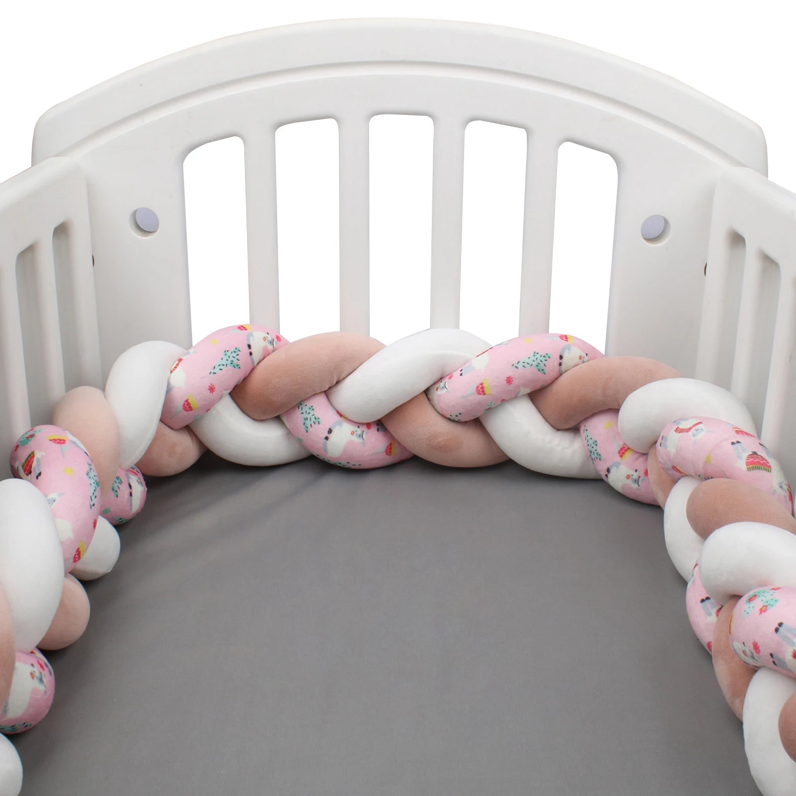 Tour de Lit Bébé Tressé – Décoration Douce et Cocooning Couvertures Cosy