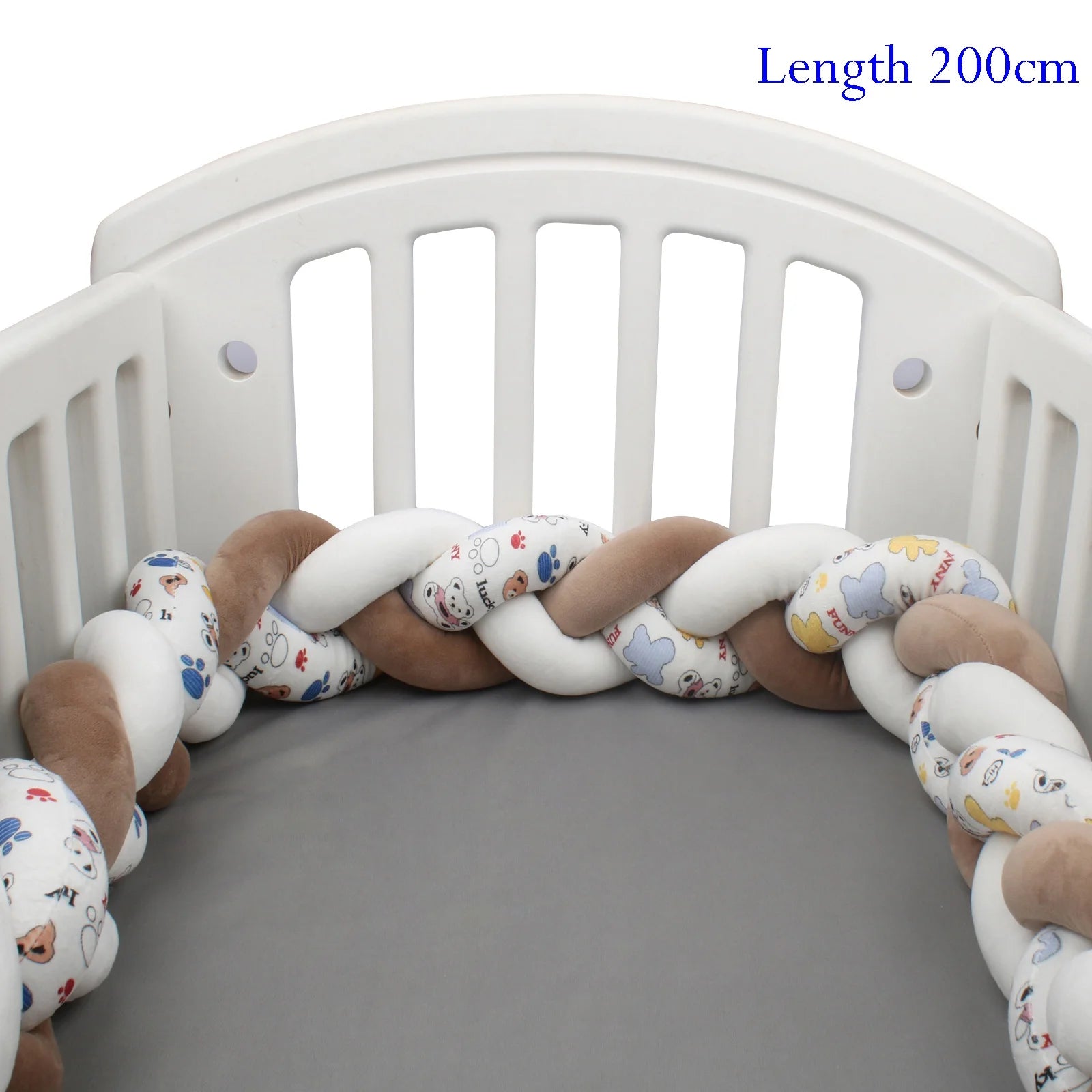 Tour de Lit Bébé Tressé – Décoration Douce et Cocooning Couvertures Cosy