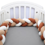 Braided Baby Crib Bumper - Vignette | Couvertures Cosy