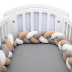 Braided Baby Crib Bumper - Vignette | Couvertures Cosy