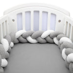 Braided Baby Crib Bumper - Vignette | Couvertures Cosy