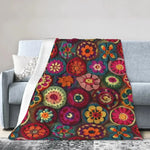Couverture au crochet Coloré pour lit et canapé - Vignette | Couvertures Cosy