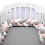 Braided Baby Crib Bumper - Vignette | Couvertures Cosy